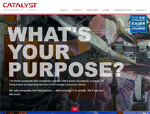 Tablet Screenshot of catalystb2b.com